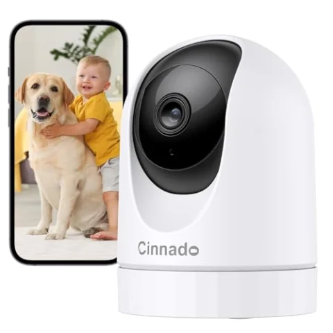 Cinnado cámara de vigilancia WiFi 2K