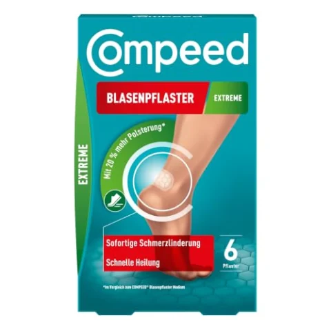 Compeed Extreme apósitos para ampollas de talón, 6 unidades
