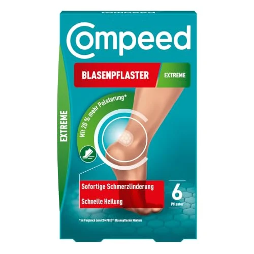 Compeed Extreme apósitos para ampollas de talón, 6 unidades por 4,49 €
