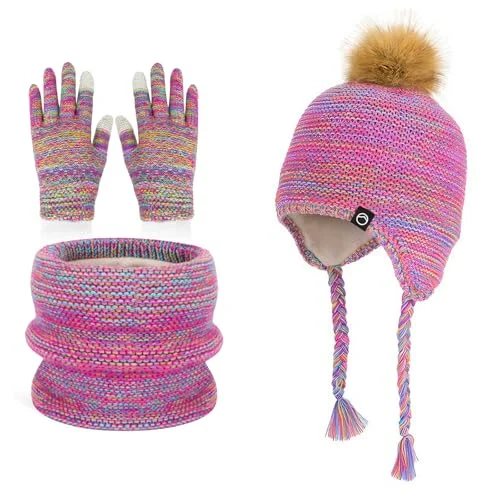 Conjunto QKURT de gorro, bufanda y guantes para niños por 11,99 €