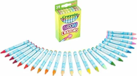 CRAYOLA Crayons CT. NEON