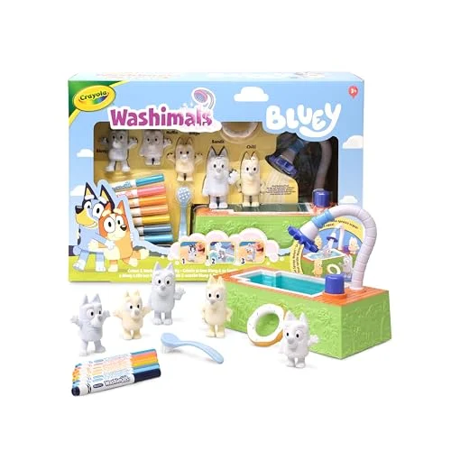 CRAYOLA Washimals Bluey con piscina y 5 cachorros por 23,22 € (-22 %)