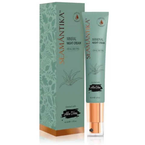 Crema de noche SEAMANTIKA con aloe vera y colágeno