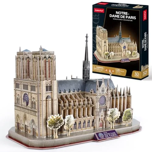 CubicFun National Geographic Puzzle 3D Notre Dame de Paris Gótica Kit por 16,10 € (-23 %)
