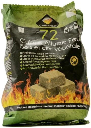 Cubos de encendido ecológicos Pyro Feu, 72 unidades por 3,89 € (-34 %)