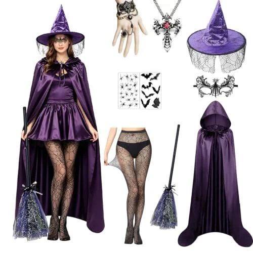 Disfraz de bruja AUNGKWANG para mujer por 14,99 €