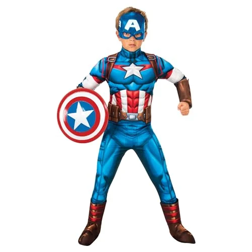 Disfraz Deluxe de Capitán América para niños por 30,61 € (-13 %)