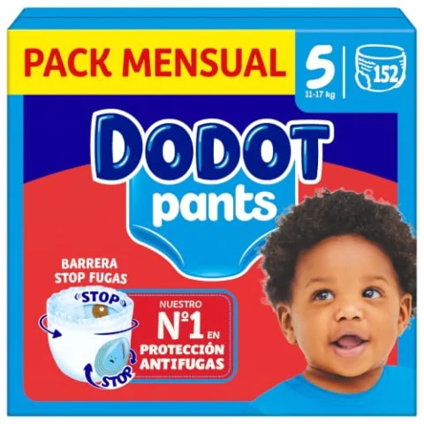 Dodot Pants Talla 5, 152 pañales
