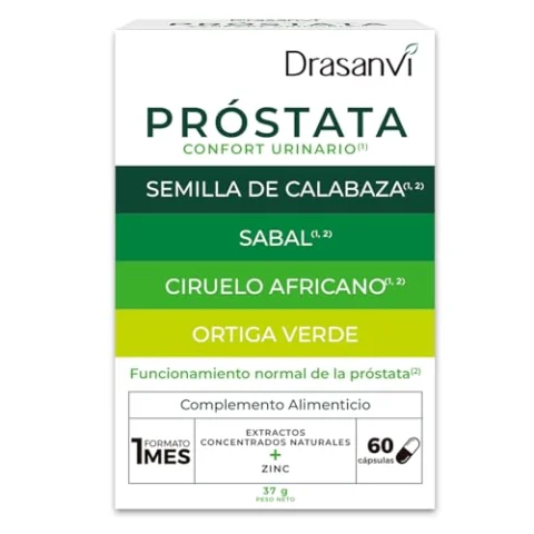 Drasanvi Prostata Confort con Zinc y Serenoa Repens