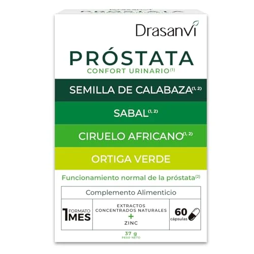 Drasanvi Prostata Confort con Zinc y Serenoa Repens por 10,59 € (-39 %)