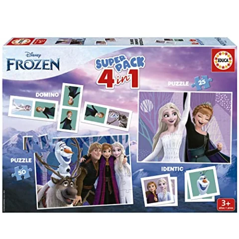 Educa Superpack Frozen Elsa 4 en 1