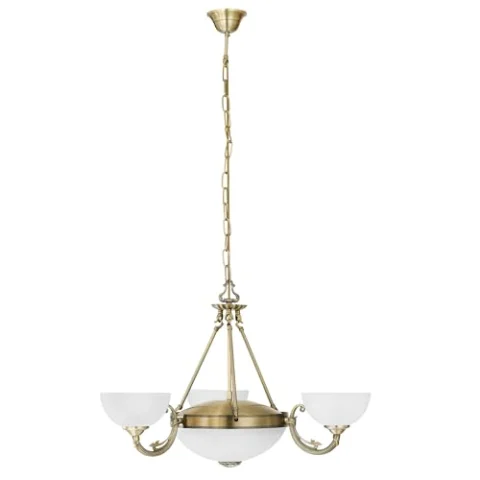 EGLO Savoy, lámpara colgante vintage de 5 luces