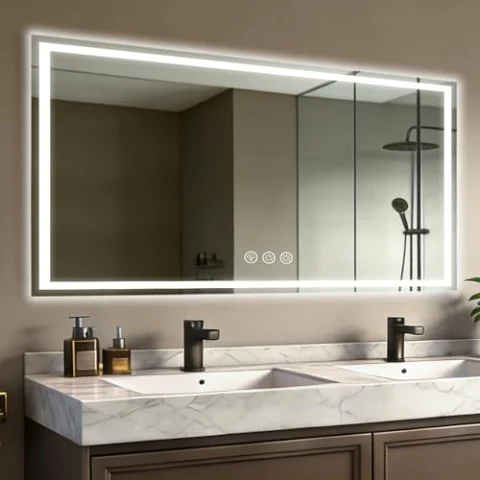 Espejo LED Simusi 70×120 cm con antivaho