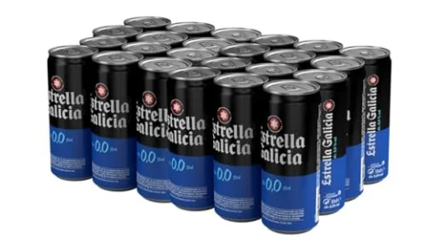 Estrella Galicia 0,0, 24 latas