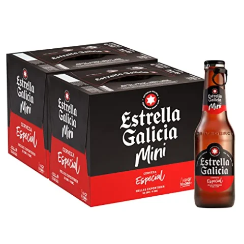 Estrella Galicia Especial Mini: 24 botellines