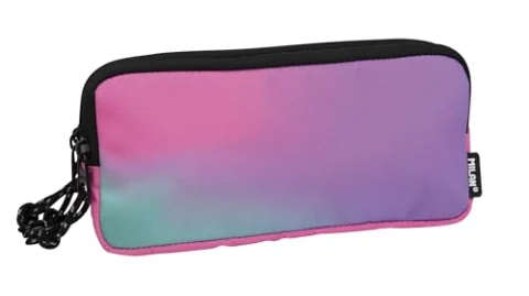 Estuche 3 cremalleras Sunset MILAN® rosa