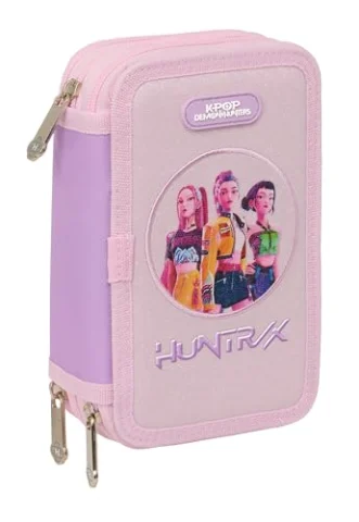 Estuche K-POP Demon Hunters con 37 útiles