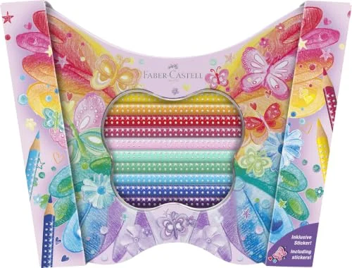 Faber-Castell Set Mariposa Sparkle con 20 lápices por 10,58 € (-33 %)