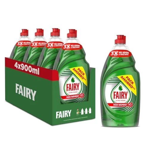 Fairy Ultra Poder Original Líquido Lavavajillas 4 x 900ml