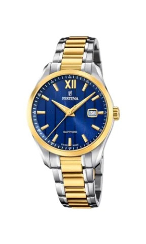 Festina Swiss Made de acero y cristal de zafiro