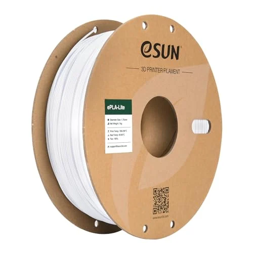 Filamento PLA eSUN 1 kg blanco para impresora 3D por 9,99 € (-22 %)