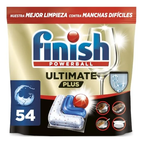 Finish Ultimate Plus Infinity Shine, 54 cápsulas por 12,99 €