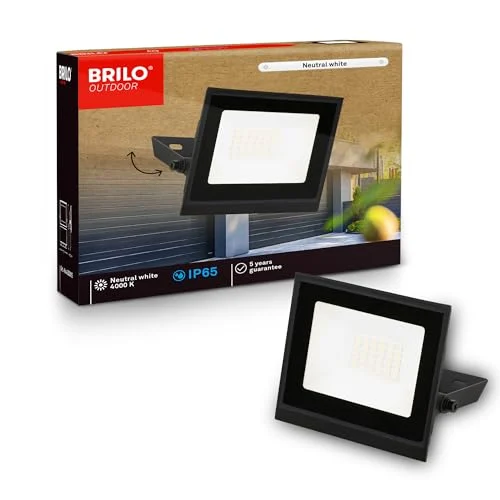 Foco LED exterior Briloner 20W por 6,95 € (antes 8,95 €)