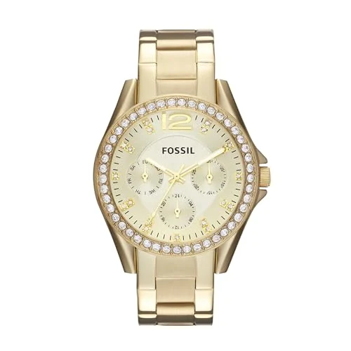 Fossil Riley reloj de mujer dorado por 44,20 € (antes 179 €)
