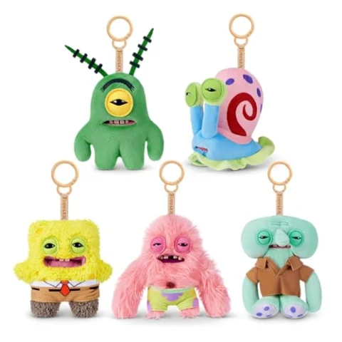Fuggler Bob Esponja llavero de peluche