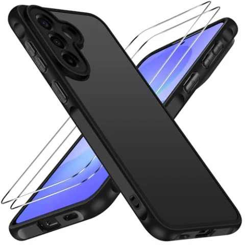 Funda ivoler para Samsung Galaxy A57 5G + 2 cristales