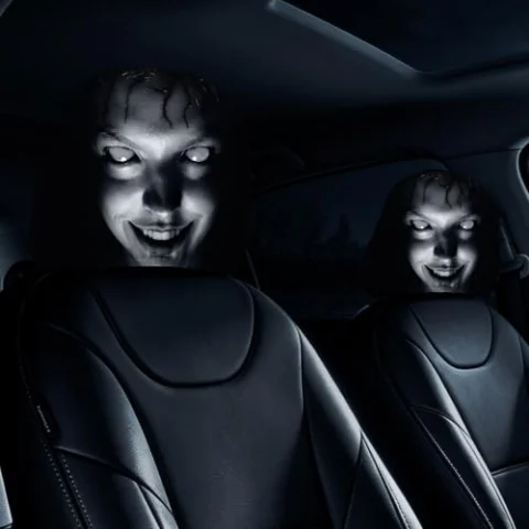 Fundas de terror para reposacabezas de coche