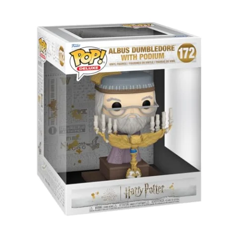 Funko POP! Albus Dumbledore con podio