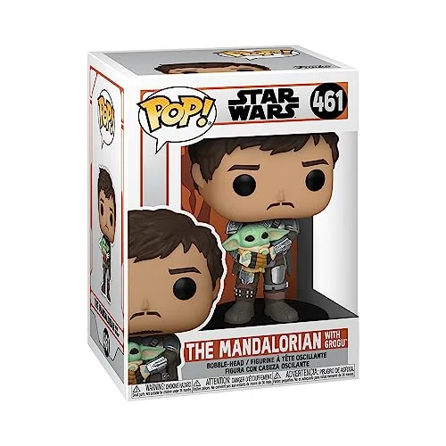 Funko Pop! The Mandalorian: Mando con Grogu por 11,40 € (-29 %)