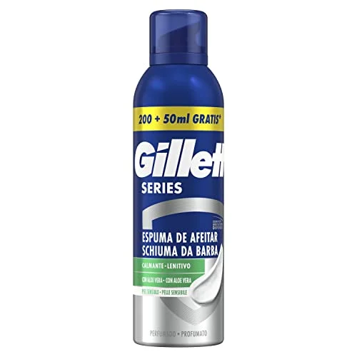 Gillette espuma de afeitar con aloe vera por solo 2,15 €