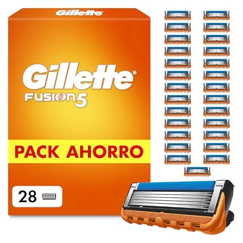 Gillette Fusion5 Pack de 28 cuchillas por 64,99 € (10 % menos)