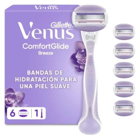 Gillette Venus ComfortGlide Breeze con 6 recambios