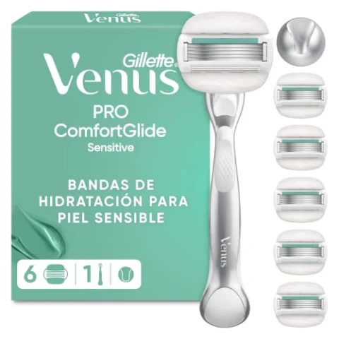 Gillette Venus Comfortglide Sensitive + 6 recambios