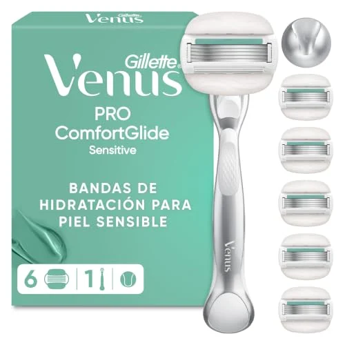 Gillette Venus Comfortglide Sensitive + 6 recambios por 22,99 € (-22 %)