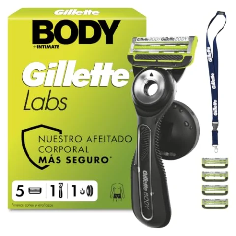 GilletteLabs Body + Intimate con 5 recambios