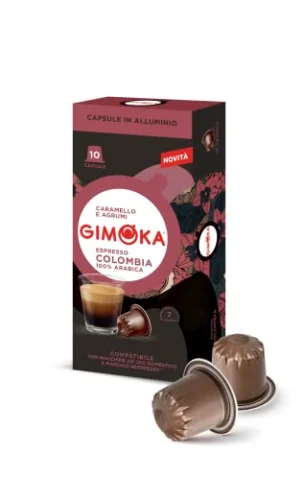 Gimoka Colombia, 100 cápsulas compatibles Nespresso
