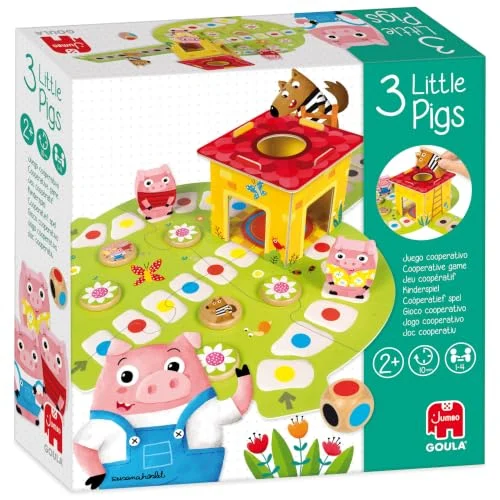 Goula Los 3 Cerditos, juego educativo preescolar por 13,99 € (-30 %)
