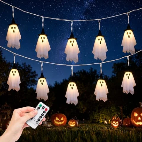 Guirnalda de fantasmas Deecam con 10 LED
