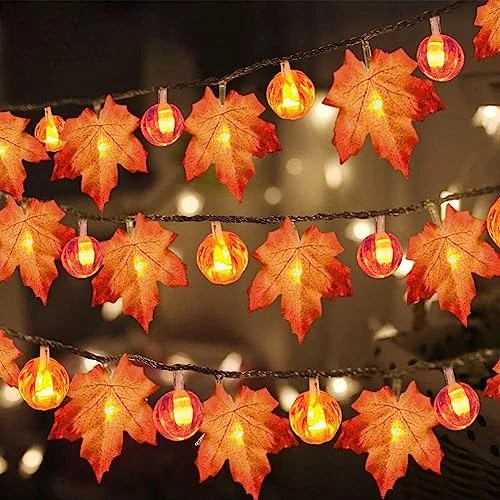 Guirnalda de otoño DIELOVEHUA con 20 luces LED por 7,99 € (-20 %)
