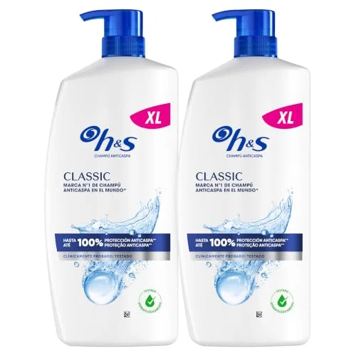 H&S Classic Champú Anticaspa 2×800 ml con dispensador por 14,99 € (-25 %)
