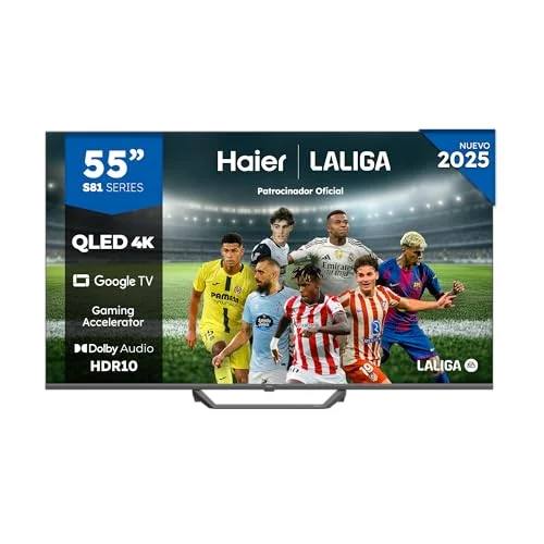 Haier QLED 4K UHD H55S81FUX por 329 €