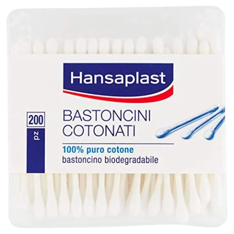 Hansaplast pack de 200 vendas y bastoncillos