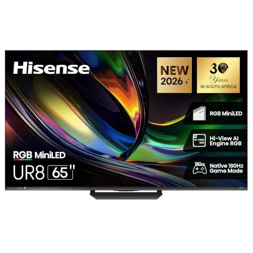 Hisense 65UR8S RGB MiniLED 65” 4K por 999 € (-15 %)