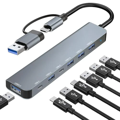 Hub USB 3.0 7 en 2 Luonanava por 7,99 €
