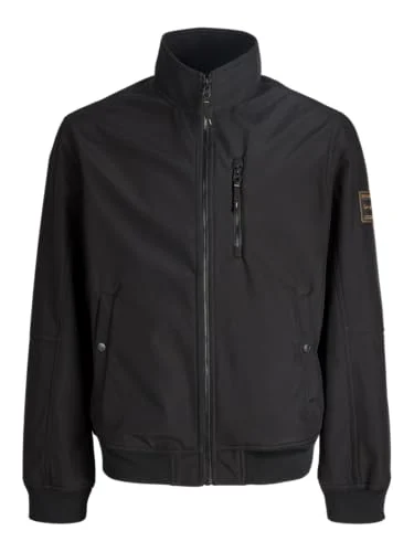 JACK & JONES Jjeparker Softshell Bomber negra por 30 € (-50 %)