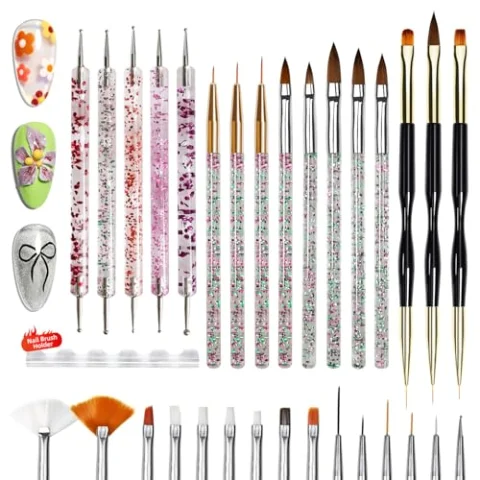 JODSONE: 32 pinceles para uñas